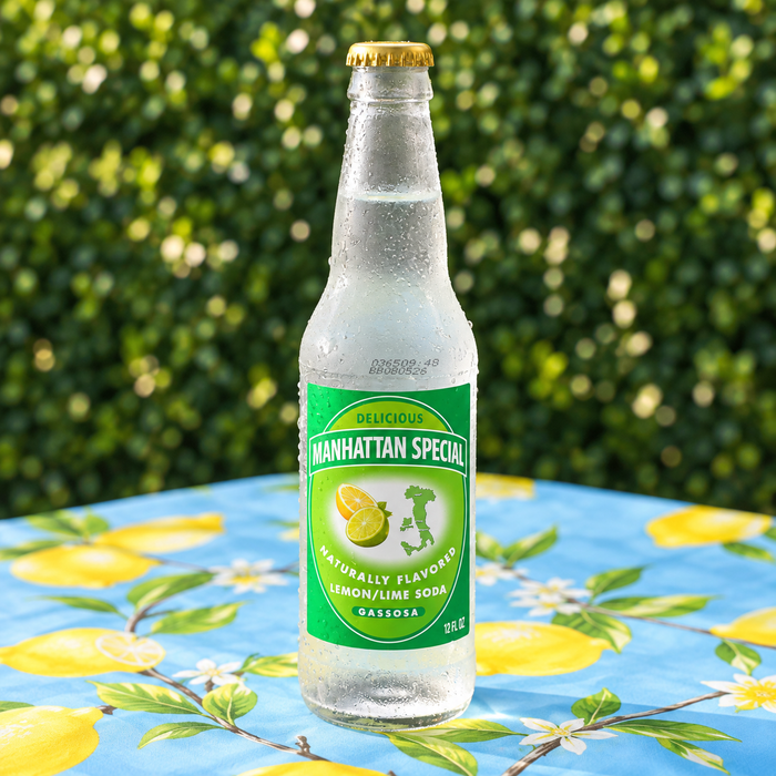 Manhattan Special Lemon Lime Soda — Gassosa — 12 fl oz