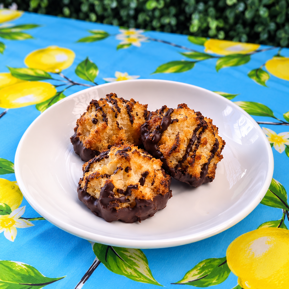 Chocolate Coconut Macaroons