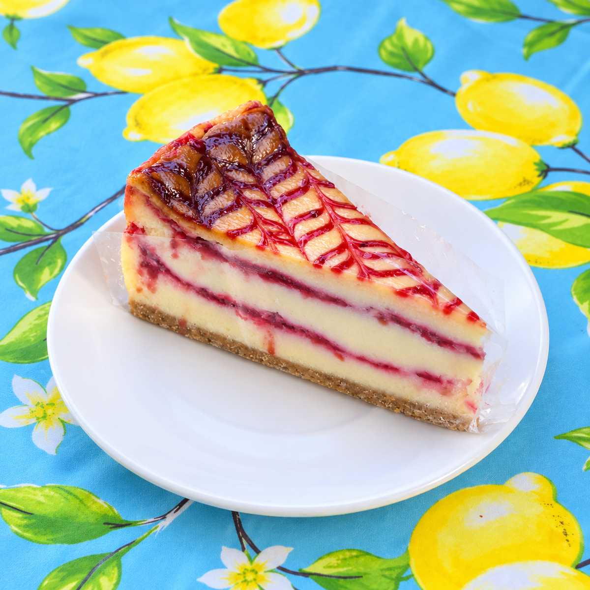 White Chocolate Raspberry Cheesecake